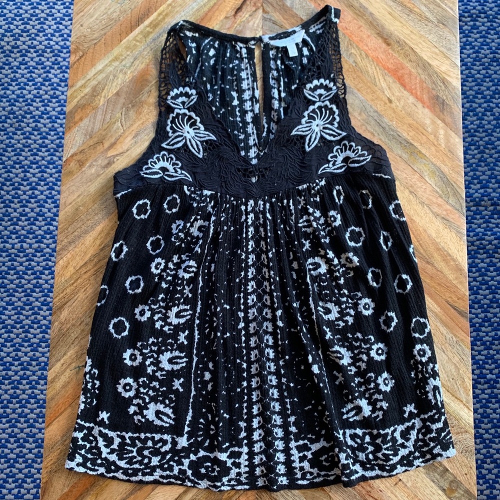 Lucky Brand | Lacey Macrame Tank
